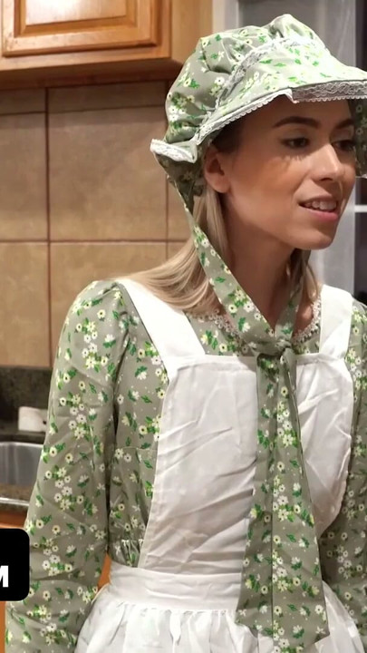 Former Amish Jill Shares Her New Husband's Big Cock With Her Amish Step Sister - TeamSkeet | Clip 2