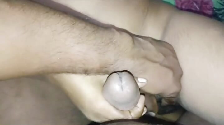 Husband and wife have a fun video in the bedroom.