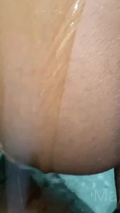 Thrilling moment from "Mallu Aunty Bathing And Fucking Under The Shower, Malappuram, Kerala"