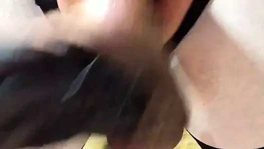 Büyük yapay penis ile gömülü