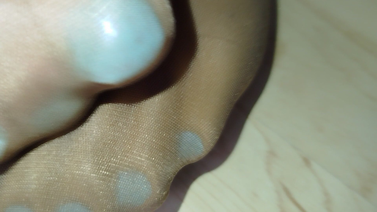 Amputee in Nylons.