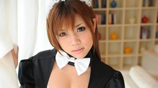 Japanese maid Nene Azami is a kinky girl, uncensored