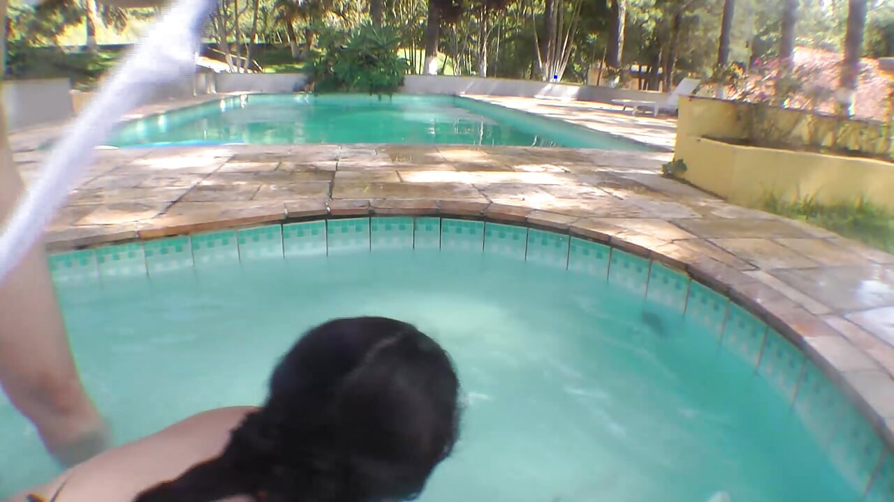 Pony Girl Swimmingpool Humiliation