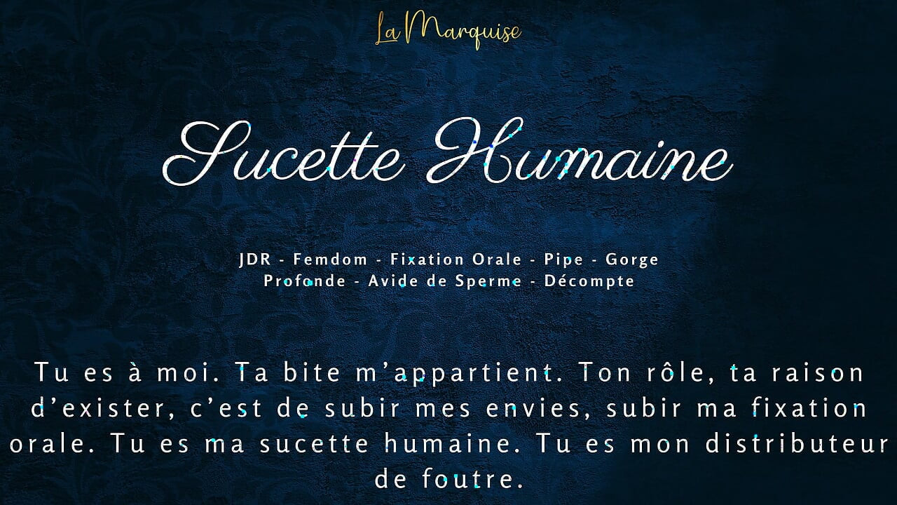 I'm hungry for your cock - french audio porn cum play