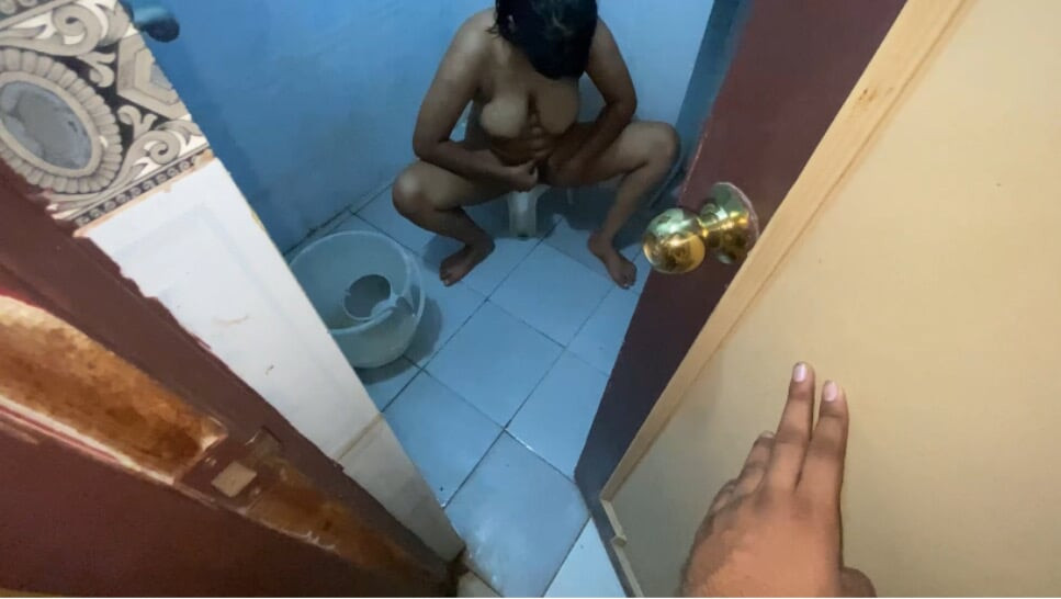 The younger brother-in-law left the lone sister-in-law from behind and removed the water.