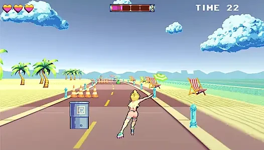RollerBabe полный геймплей!