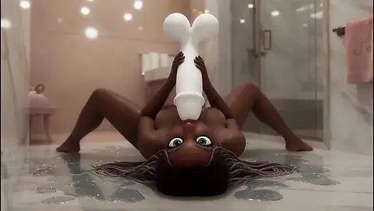 Showing My Stepsister the Apartment - We Lingered in the Shower and Fucked