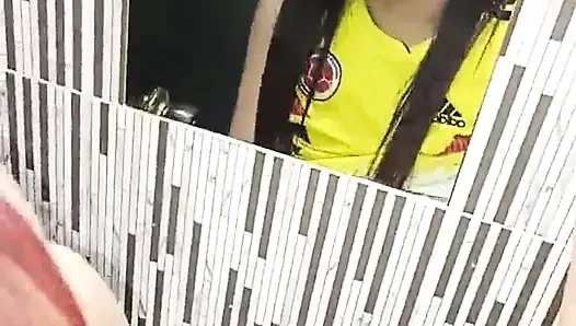 18 year old brunette big saggy tits from New York United States fucking her stepbrother's big dick part 6