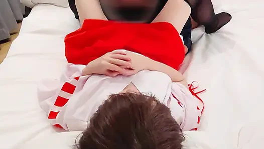 A Sense of Immorality When I Cum Inside a Cute Shrine Maiden in a Miniskirt
