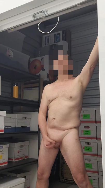 Masturbating in my storage space