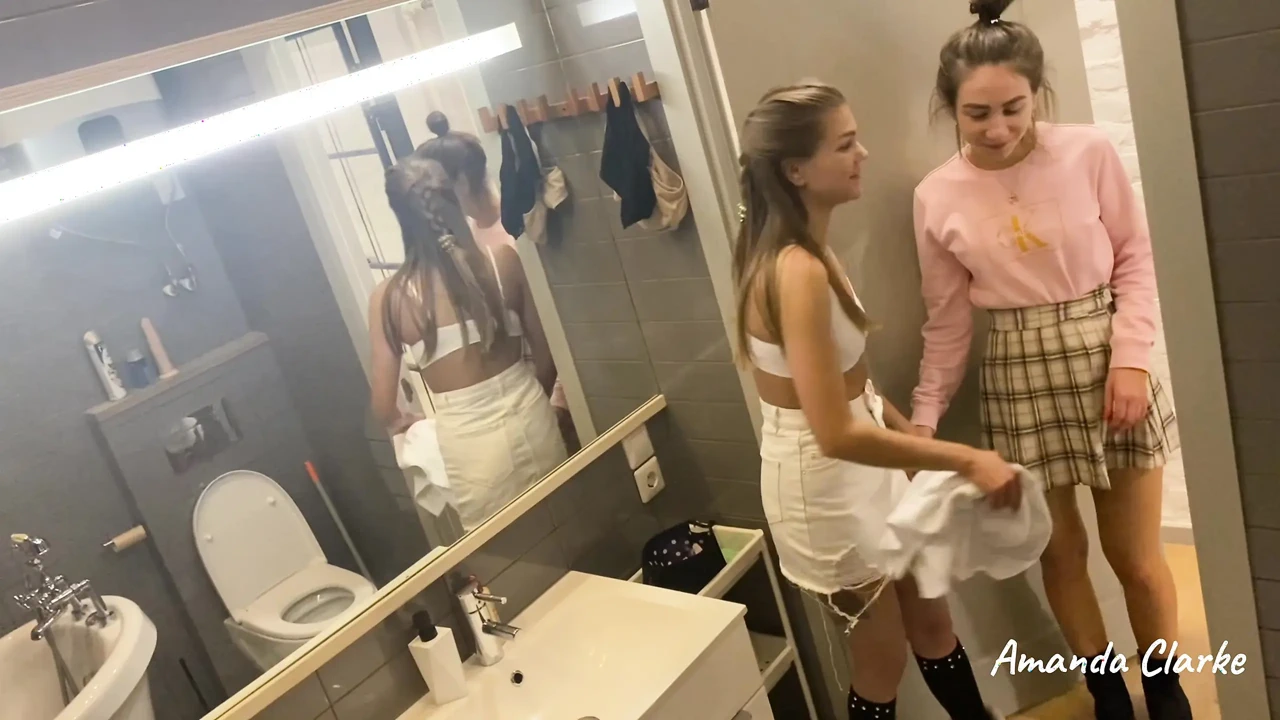 Lesbian Hot Sex Masturbation but They Dont Know About Somebody See