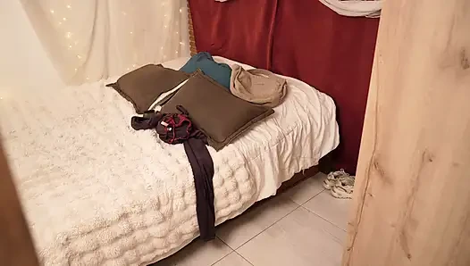 Bakış açısı kız arkadaşım spor salonundan sonra terli ve azgın bana biniyor