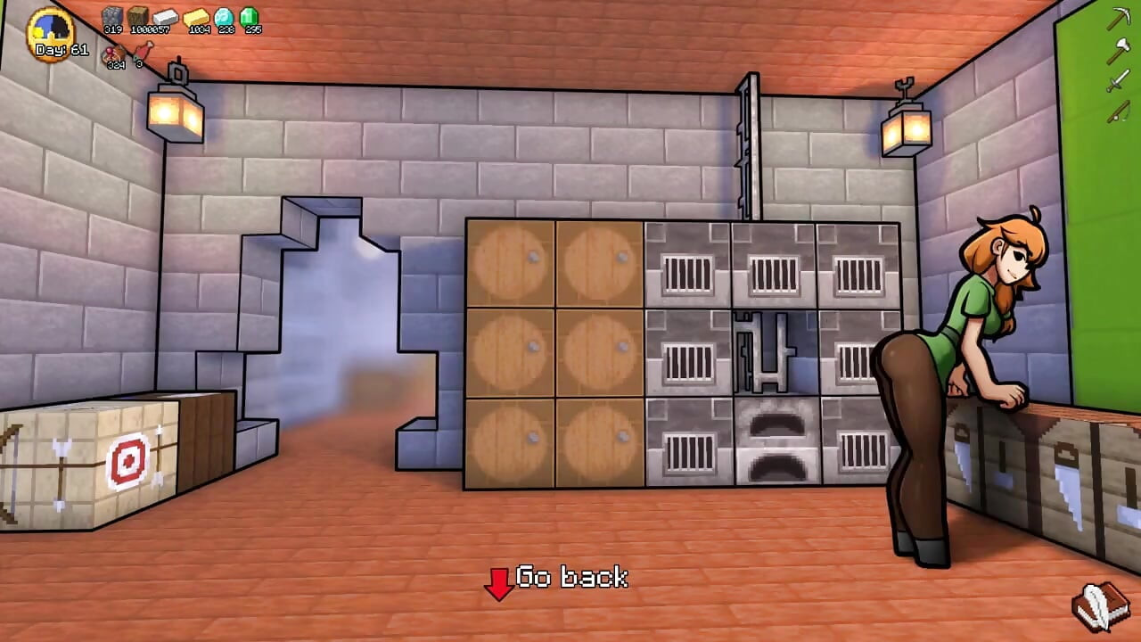 Minecraft Horny Craft - Part 20 - Creeper Sexy Swinsuit Boobs by Loveskysanhentai