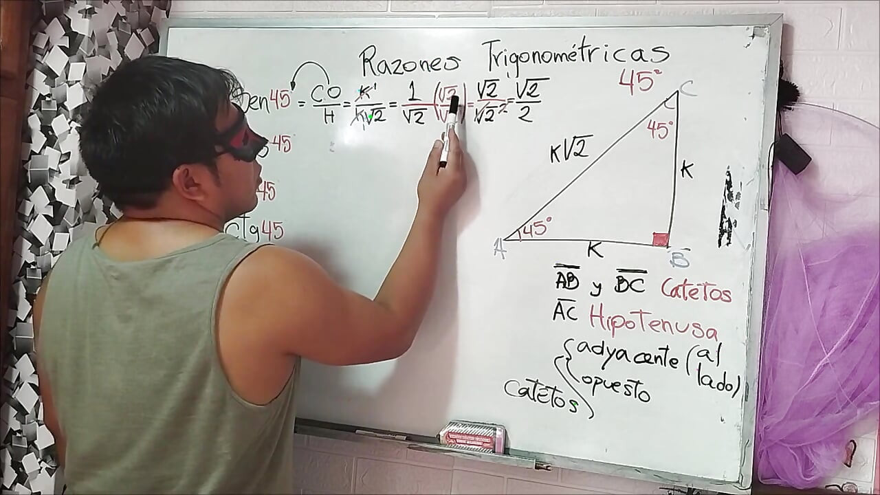 16 Trigonometry: 45 Angle - Trigonometric Ratios
