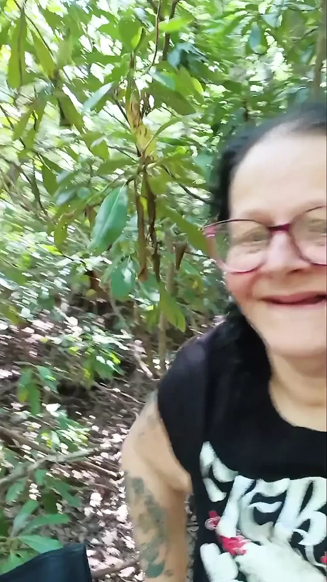 Bending That Ass Over in the Woods for You to Stick It in Hopeing Someones Watching