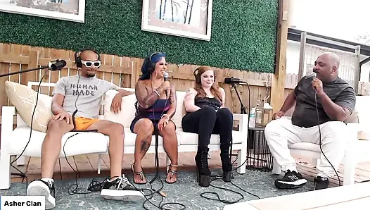 Canlı yayın yetişkin İspanyol barbie, dwayne foxx, mrflourish podcast asherclantv ile sadece sohbet ediyor