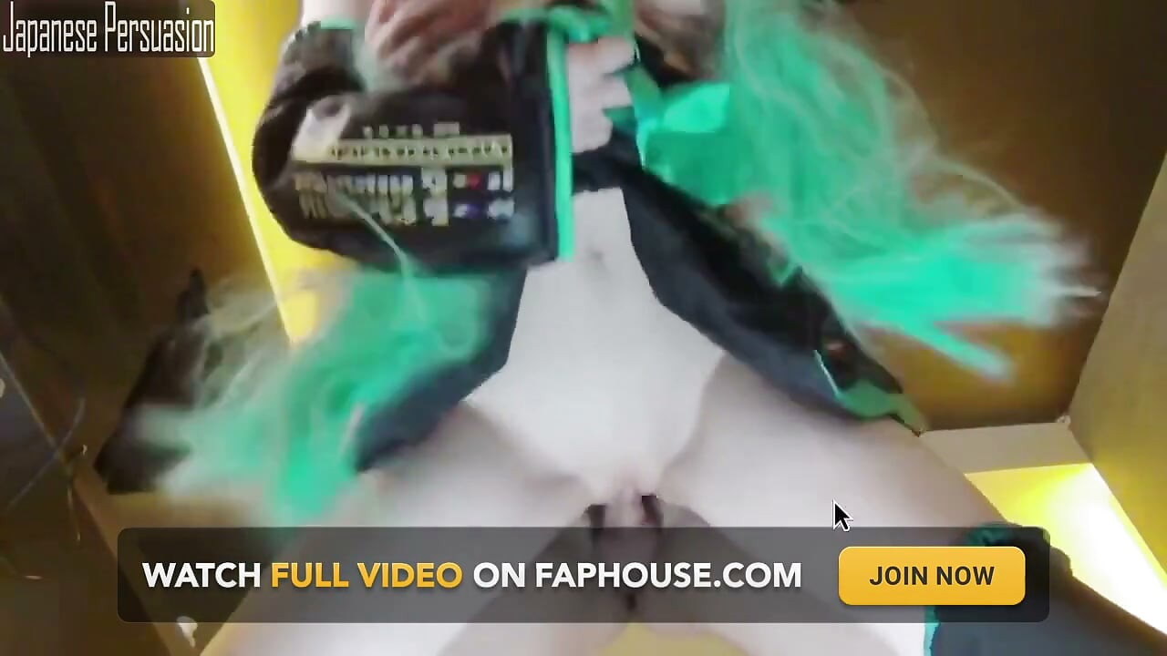 Miku Cosplayer Se întoarce remasterizat - clasic Miku Costum sex partea 2 - 1