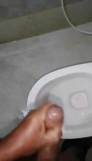Desi boy bathroom