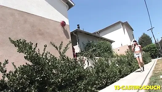 Sexy Latin babe twerks & jerks