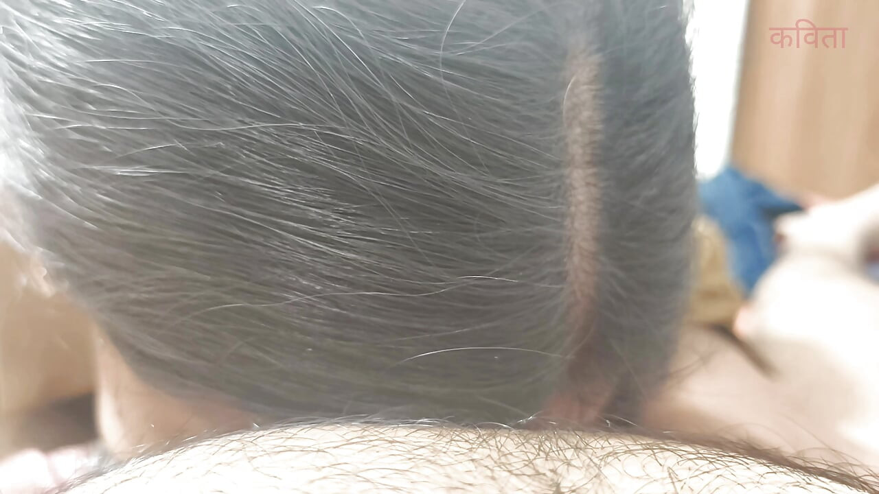Desi Indian Marathi Kavita bhabhi riding on Tatya lover Dick
