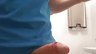 Donation with hard and hot cock, cumshot at donor office