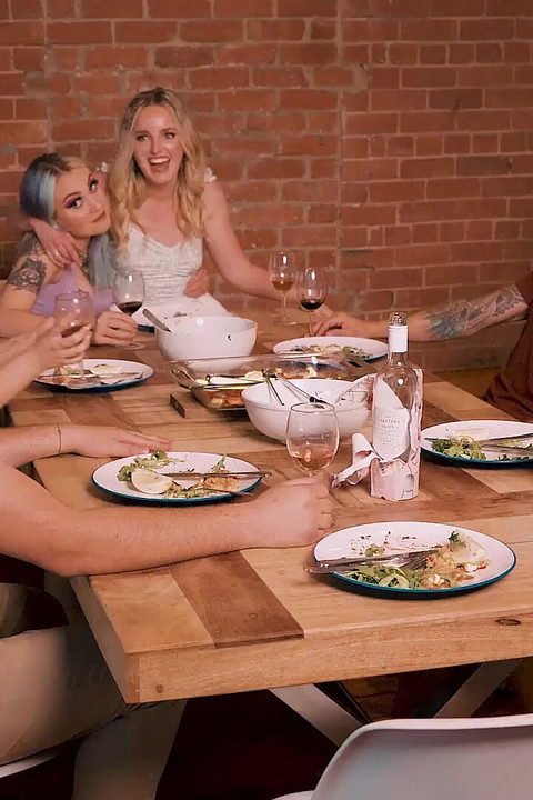 Dine Featuring Charlie Forde, Nova Hawthorne, Woody Alyx, Violet Devine, Leo Vargrsson, Trixie Monroe