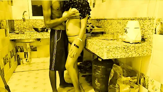 Curvy Goddess Desi Bhabi Gets Drilled Fast and Hard by her young devar in kitchen room.