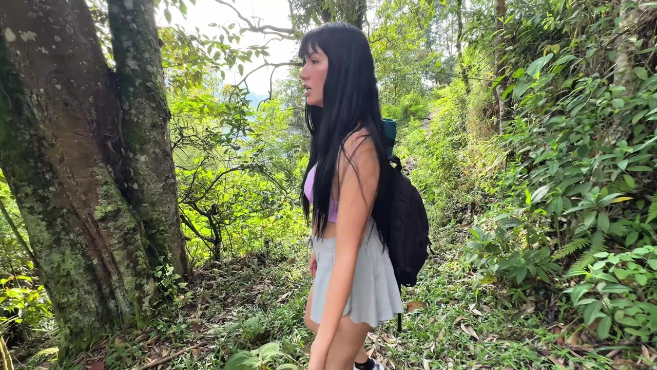 I find her trespassing on my property, and she asks me to fuck her so I won’t call the police.