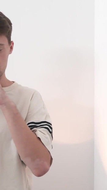 Emotional moment from "DADDY4K. Naughty Russian with natural tits is having a secret sex"