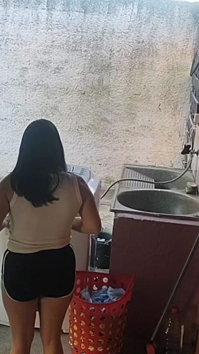 Must-see moment from "wife left and the maid couldn't resist my erect dick"