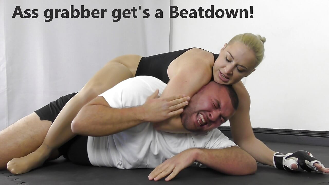 Ass grabber gets a beatdown