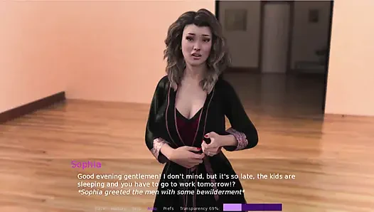 AWAM: София трахает босса Liam