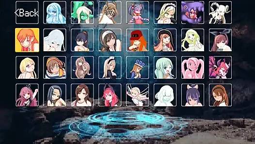 Хентай игра - Гравинг гравюза - соблазнение крепости Суккуб все сцены H - Pixel хентай