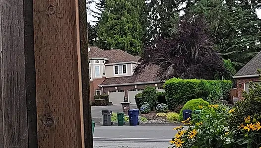 Overcast Morning and Backyard Coffee