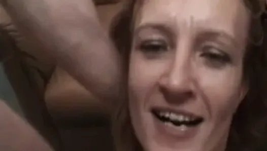 Amateur teen girlfriend anal gangbang with facial shots