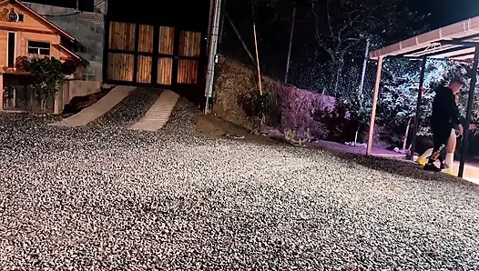 Sex in Medellin with My Neighbor Vergon, My Ass Bounces on His Big Cock