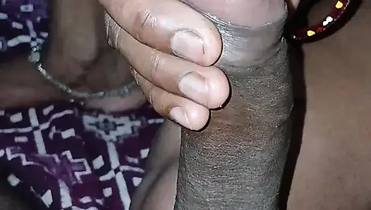 The newlywed lets her husband suck a good cock on the second night