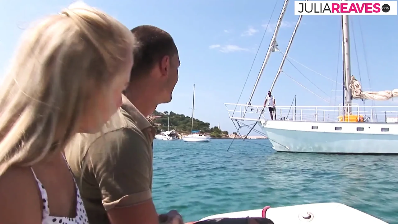 Blonde Babe's Yacht Threesome Double Anal Stuffing & Dual Cum Loads!