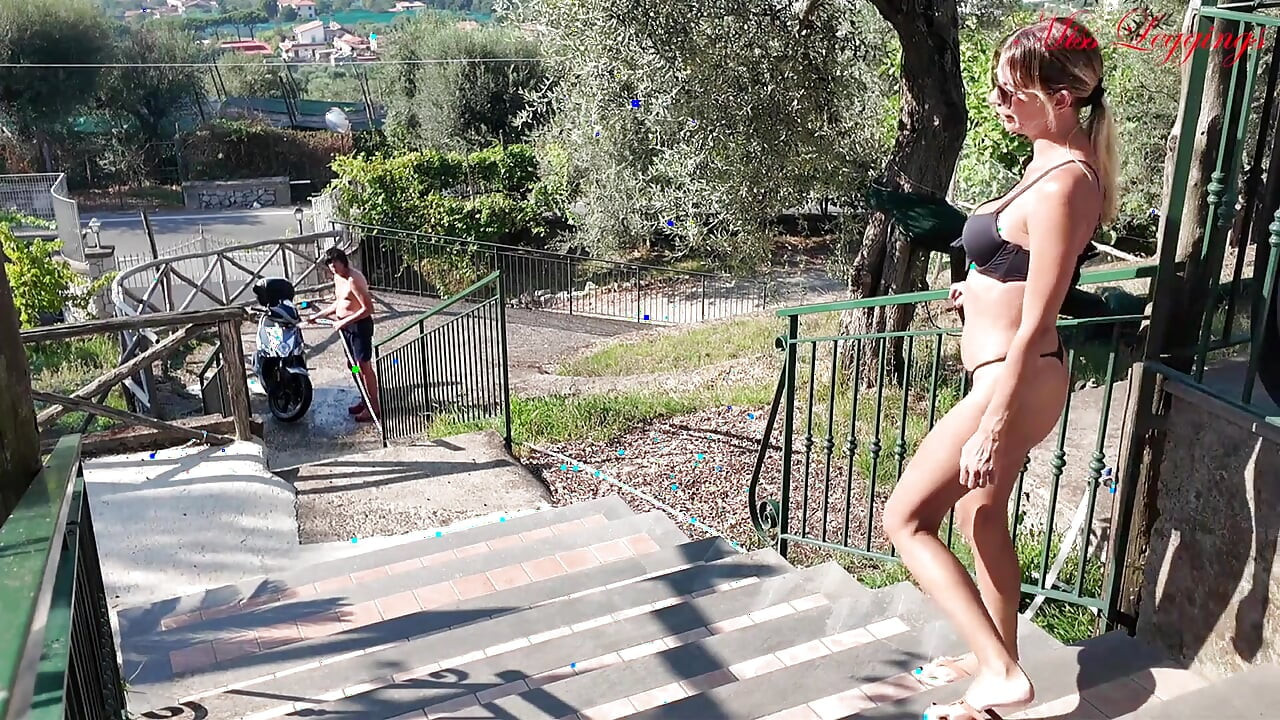 The Stepaunt's Unexpected and Perverse Desire to Seduce and Provoke the Virgin Stepnephew on the Terrace