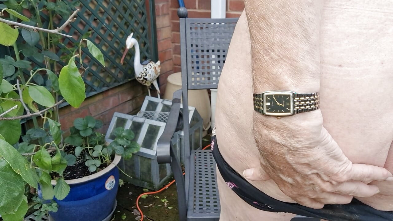 Bra and knickers outdoor