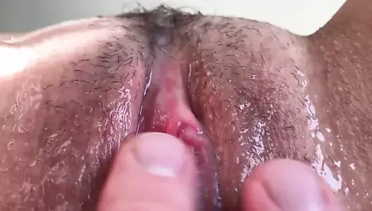 He was slow and gentle... Close-up. Cunnilingus. Rubbing a cock on the clitoris. Pussy fuck. Pussy drenched in sperm. Fe