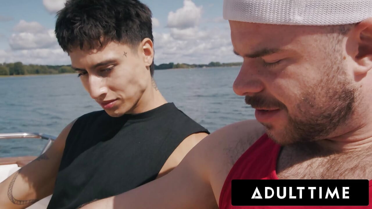 ADULT TIME - Straight Buddies Marcus McNeil & Angel Elias Turn Disappointing Boat Day Into Hard Fuck