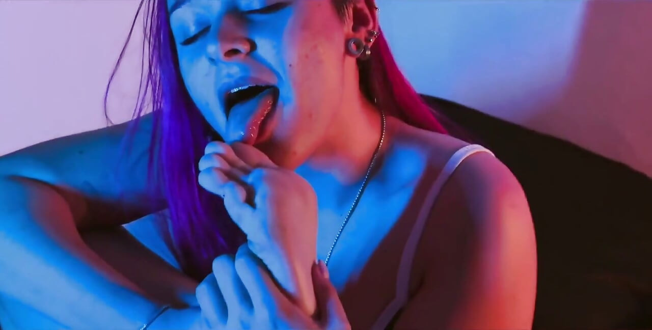 Slicking My Feet Nicely so They Slide in Nicely During a Footjob.