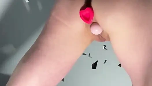 Göt tıkacı ile lil eğlencesi