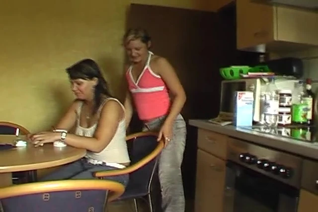 Super hot German lesbian girls playing with each others pussies