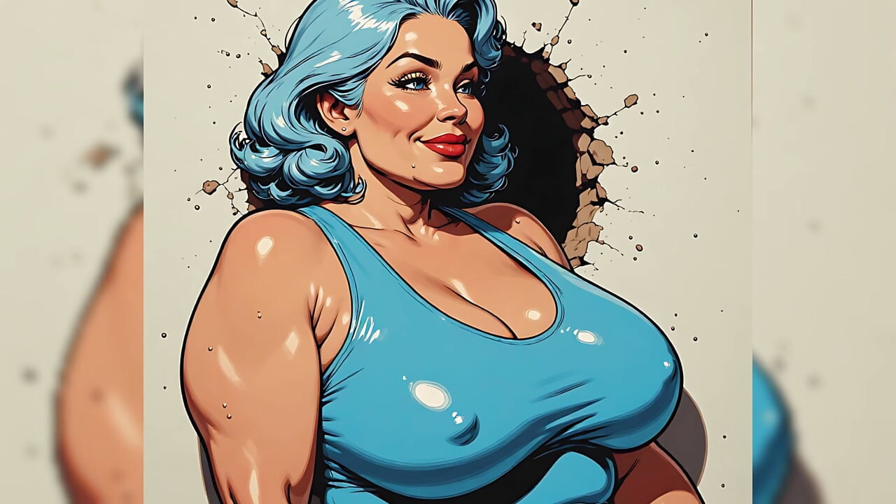 Curvy Women Swimsuit Art