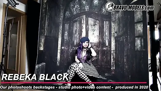 386-sahne arkası fotoğraf çekimi Rebeka Black - yetişkin