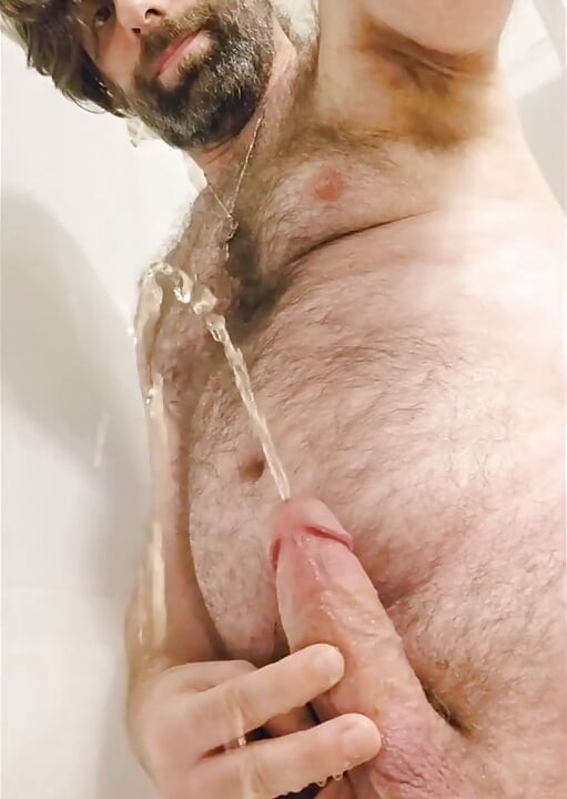 Watch Me Arc My Piss and Blow a Load, with Slow Motion Replays