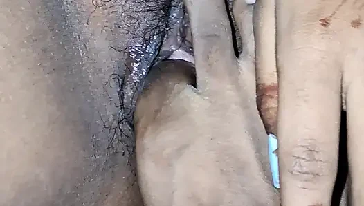 Stepbrother is helping stepsister masturbate/masturbate