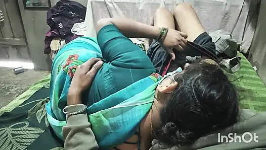 Sister-in-law on the bed by brother-in-law